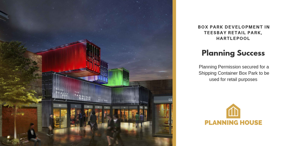 ‘Box Park’ Planning Success