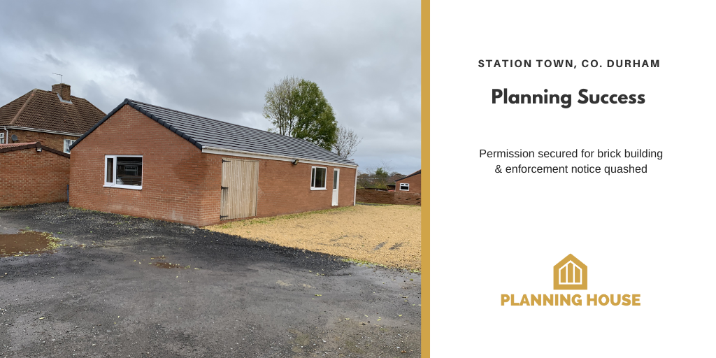 Planning Success & Enforcement Notice Quashed