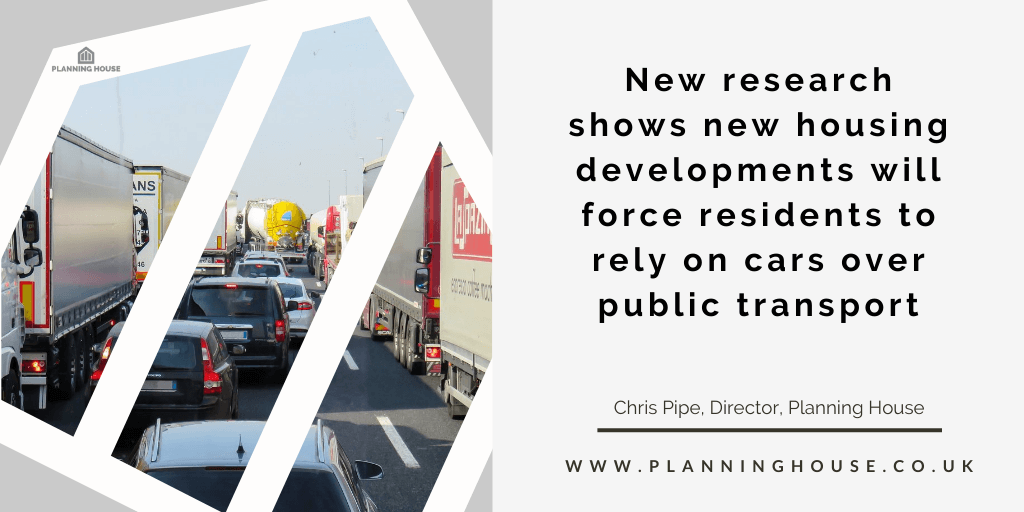 Concerns New Housing Developments Promote Cars Over Public Transport