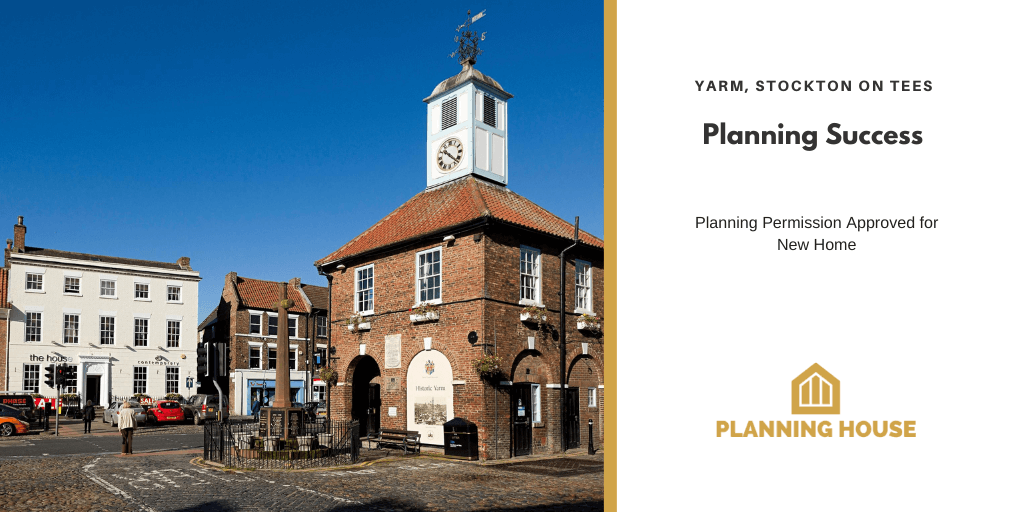 Planning permission approved for new home in Yarm