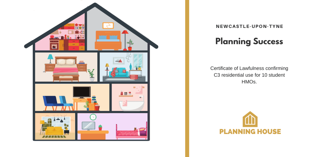 Planning Success for Certificate of Lawfulness confirming proposed residential use