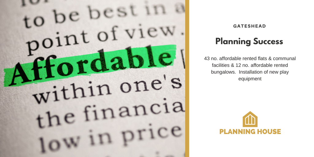 Planning Success – Affordable Homes in Gateshead
