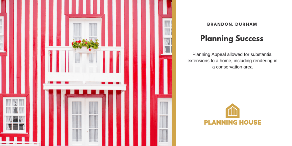 Planning Success – Appeal Allowed for works to property in a Conservation Area, Durham