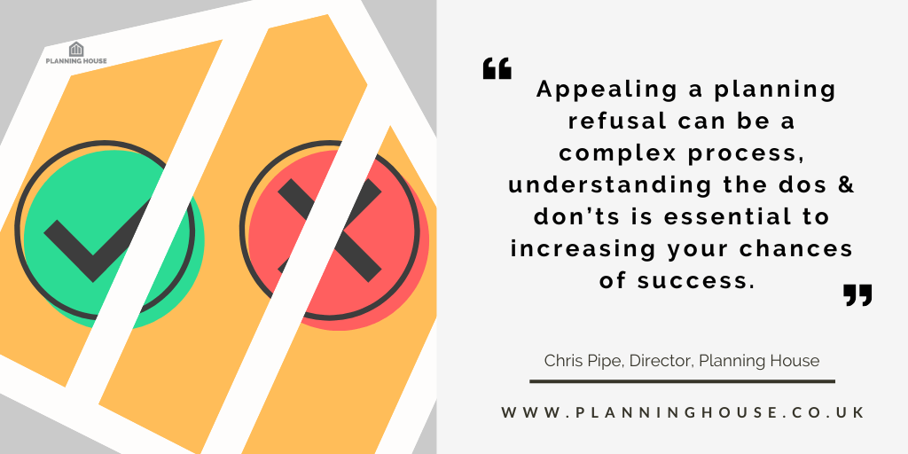 The Dos and Don’ts of Appealing a Planning Refusal in England