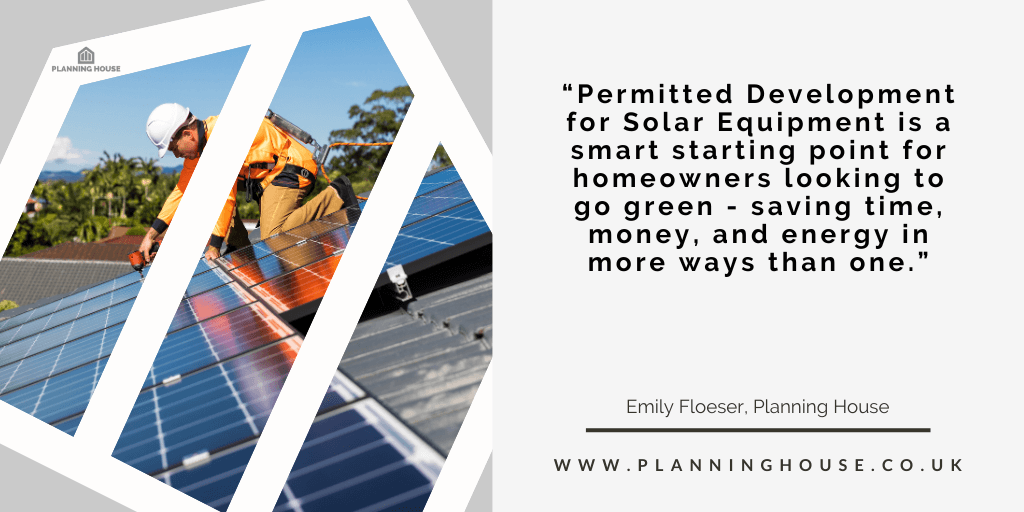 Permitted Development for Solar Equipment on Your Home