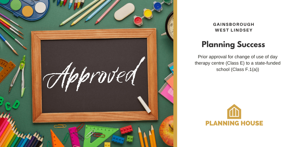 Planning Success – Prior Approval Granted for Change of Use to a School