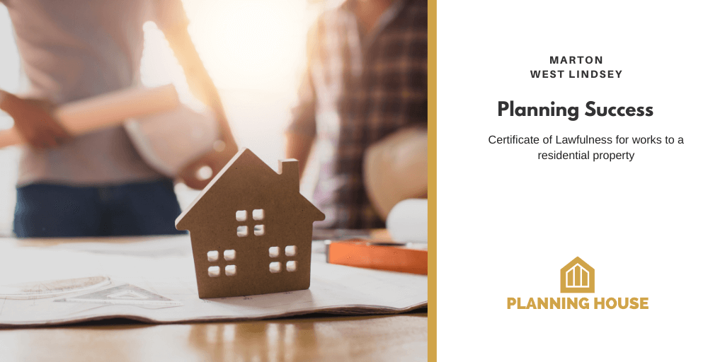 Planning Success – Lawful Development Certificate, West Lindsey